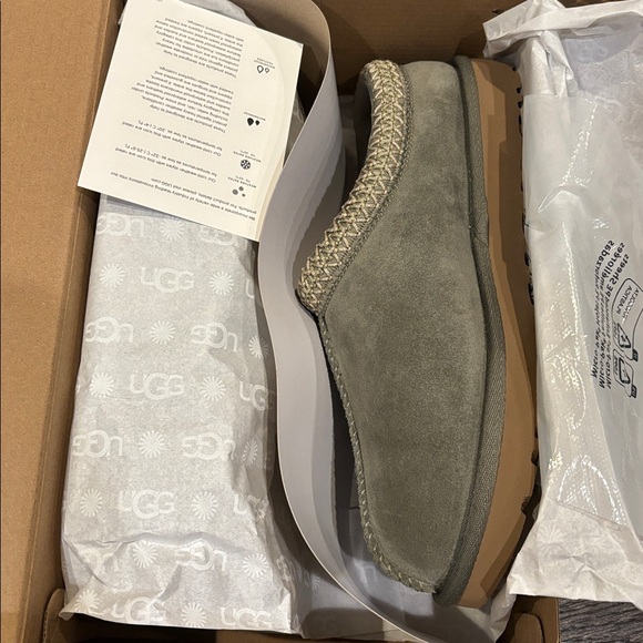 UGG Womens Tasman Slippers Moss Green - Picture 5 of 6